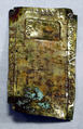 Hammered Silver Ornament Plaque, Silver (hammered), gilt, Chimú or Chancay