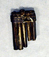 Hammered Silver Panpipe, Silver (hammered), gilt, Peru; north coast (?)
