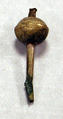 Hammered Silver Miniature Scepter, Silver (hammered), gilt, Peru; north coast (?)