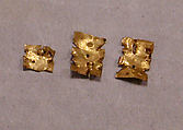 Gold Sheet Fragment, Gold, Peruvian