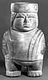 Jar, Fat Figure, Ceramic, pigment, Moche