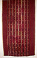 Hip Cloth, Silk, metallic thread, Acehnese