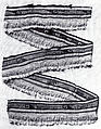 Border Fragment, Camelid hair, cotton, Peruvian; central coast (?)