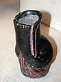 Duck head vessel, Olmec artist(s), Ceramic, cinnabar, Olmec