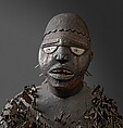 Power Figure (Nkisi N'Kondi: Mangaaka), Wood, iron, resin, ceramic, plant fiber, textile, pigment, glass, Kongo peoples; Yombe group