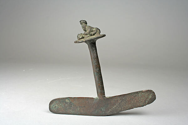 Copper Knife with Figure Handle by an unrecorded maker, The Metropolitan Museum of Art