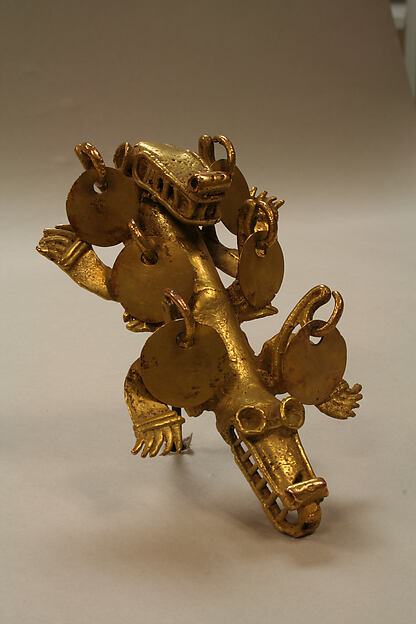 Double Crocodile Pendant by an unrecorded maker, The Metropolitan Museum of Art