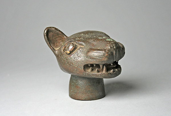 Bronze Mace Head in Feline Form by an unrecorded maker, The Metropolitan Museum of Art