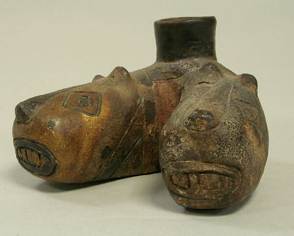 Spouted Vessel with Double Headed Snake by an unrecorded maker, The Metropolitan Museum of Art
