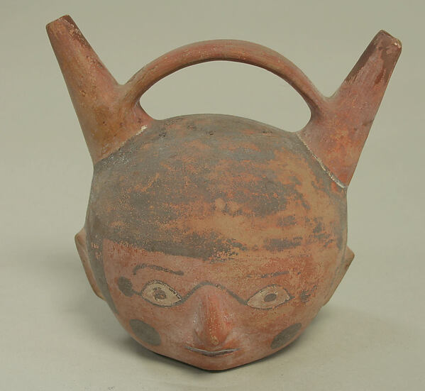 Bottle, Head by an unrecorded maker, The Metropolitan Museum of Art