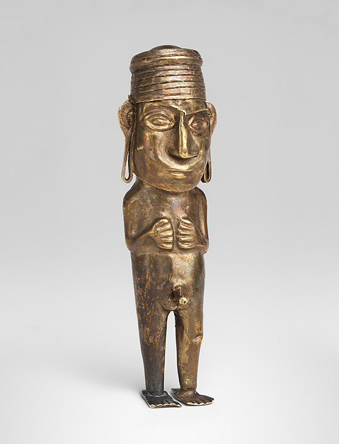 Inca artist(s), Miniature male effigy