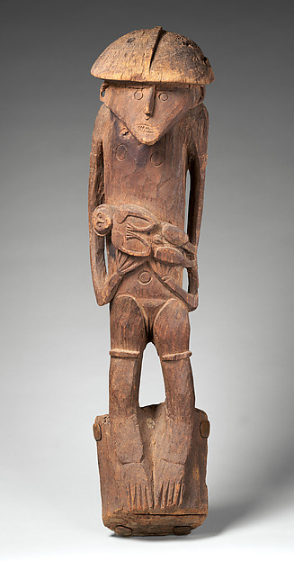 House post figure by Lake Sentani artist, The Metropolitan Museum of Art