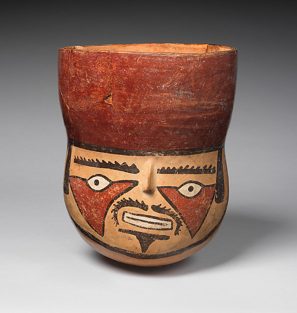 Nasca artist(s), Head jar
