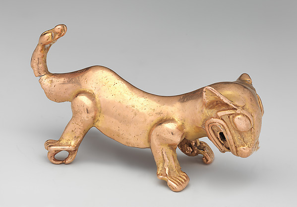 Jaguar Pendant, an unrecorded Chiriquí maker, The Metropolitan Museum of Art