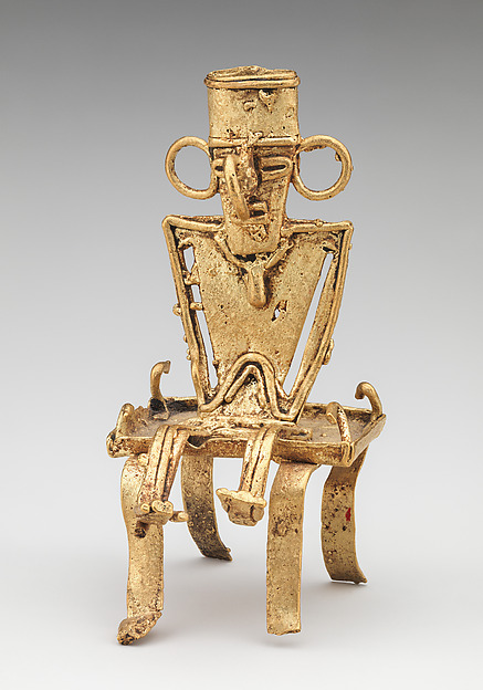 Male Figure on Stool (tunjo), 10th–16th century