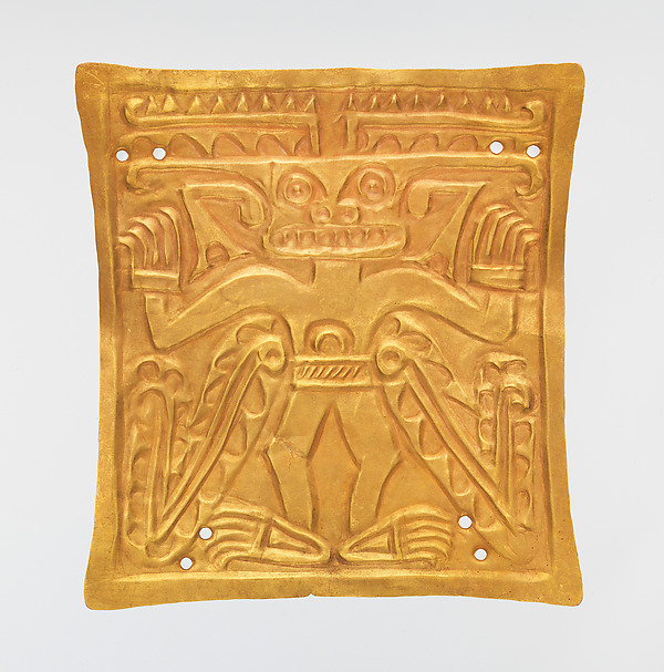 Plaque with Masked Figure