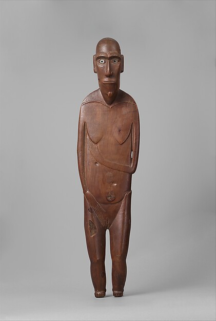 Moai papa (female figure), Rapa Nui artist, 19th century