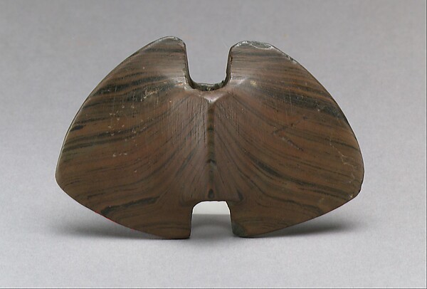Bannerstone, Double-Notched Butterfly by an unrecorded maker, The Metropolitan Museum of Art
