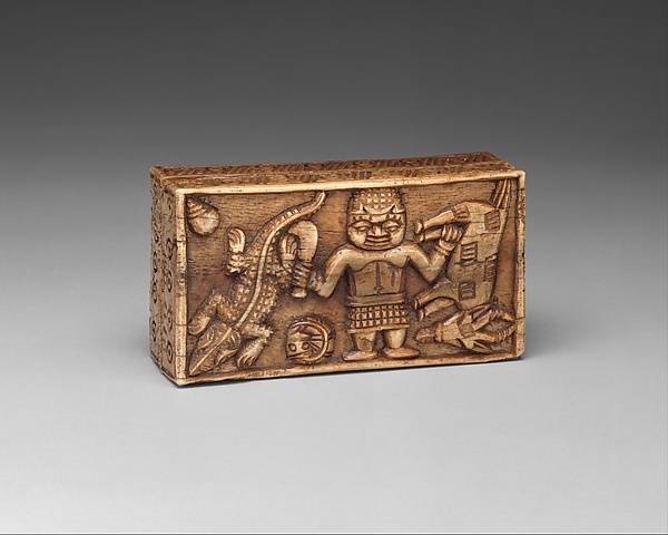 Box with Man, Goat, and Crocodile
