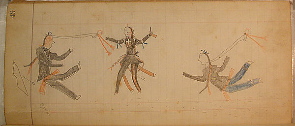 Maffet Ledger: Three Indians