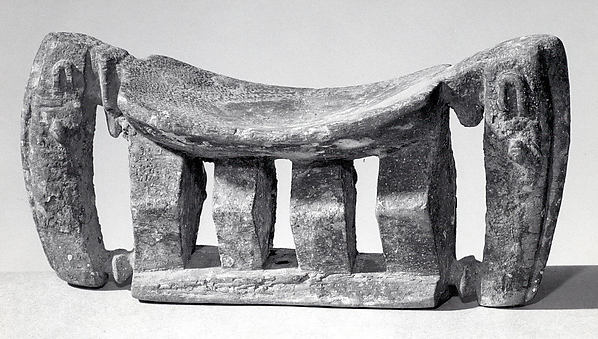 Headrest: Zoomorphic Heads by Dogon blacksmith, The Metropolitan Museum of Art