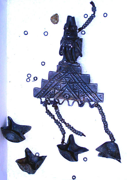 Seated Figure Ornament with Dangles by an unrecorded maker, The Metropolitan Museum of Art