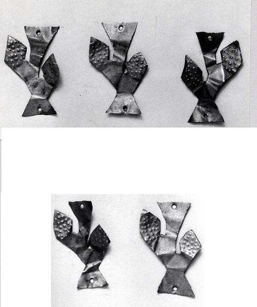 Textile ornaments, Corn Plants