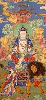 清   佚名   大勢至菩薩像   軸|Mahasthamaprapta Bodhisattva