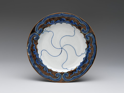 Small Dish (Kozara) with Three Jars - Japan - Edo period (1615