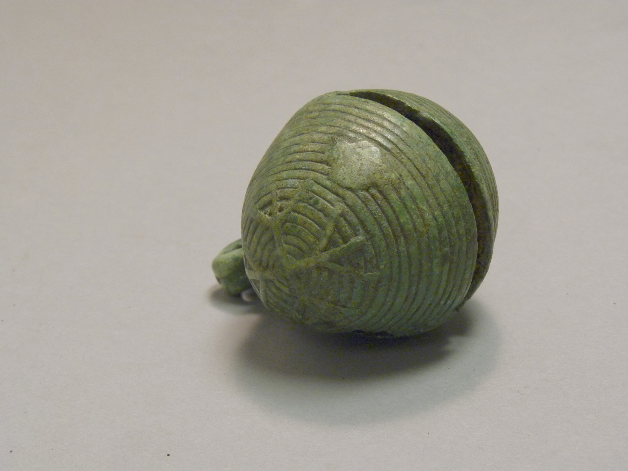 Split Ball with Striated Surface and Star Motifs | Indonesia | Bronze ...