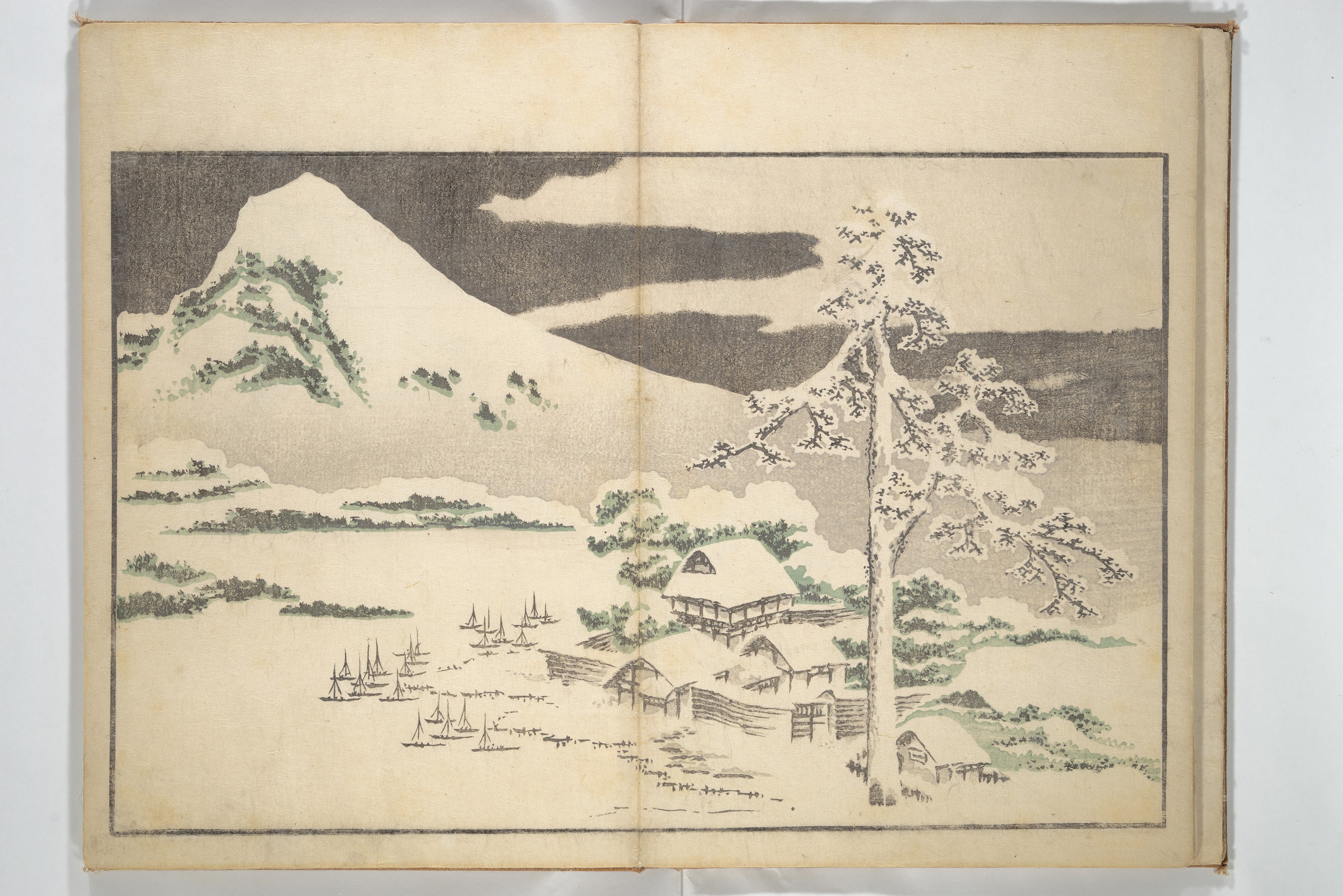 Japan landscape sketchbook 1930