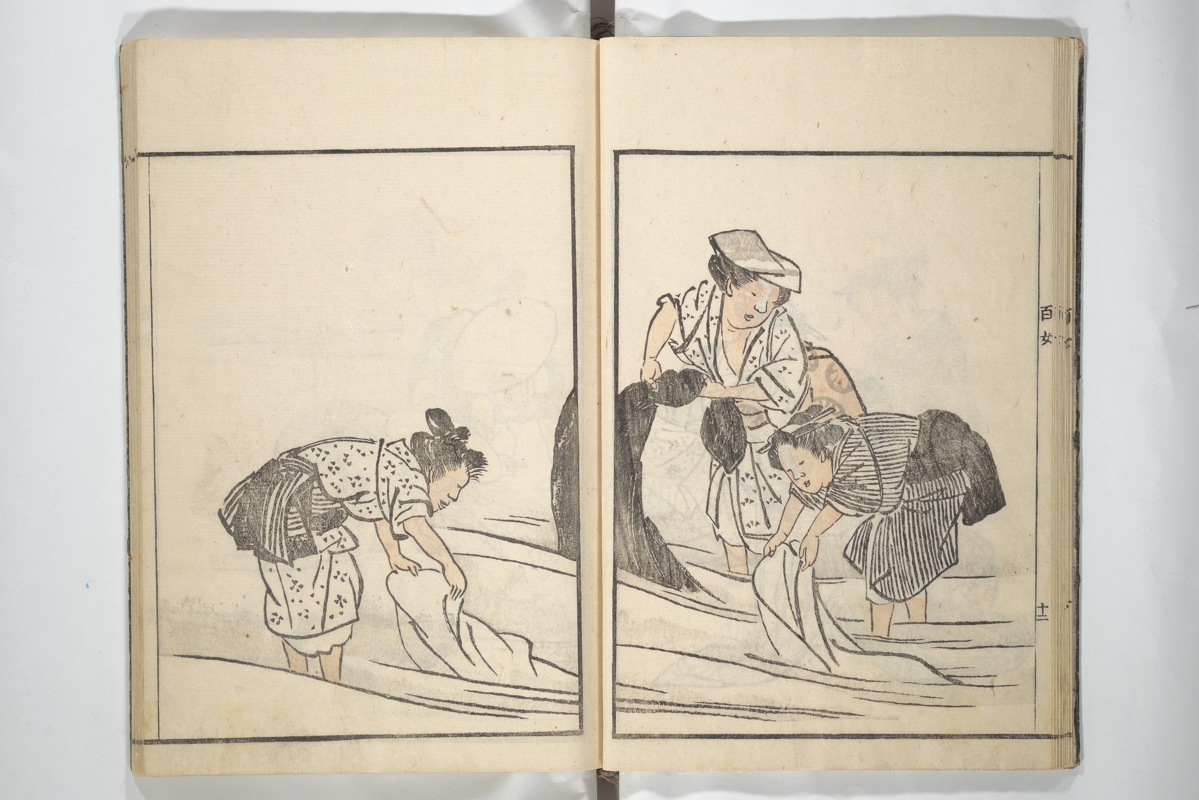 Sketchbook of One Hundred Women 1814 Aikawa Minwa Japanese