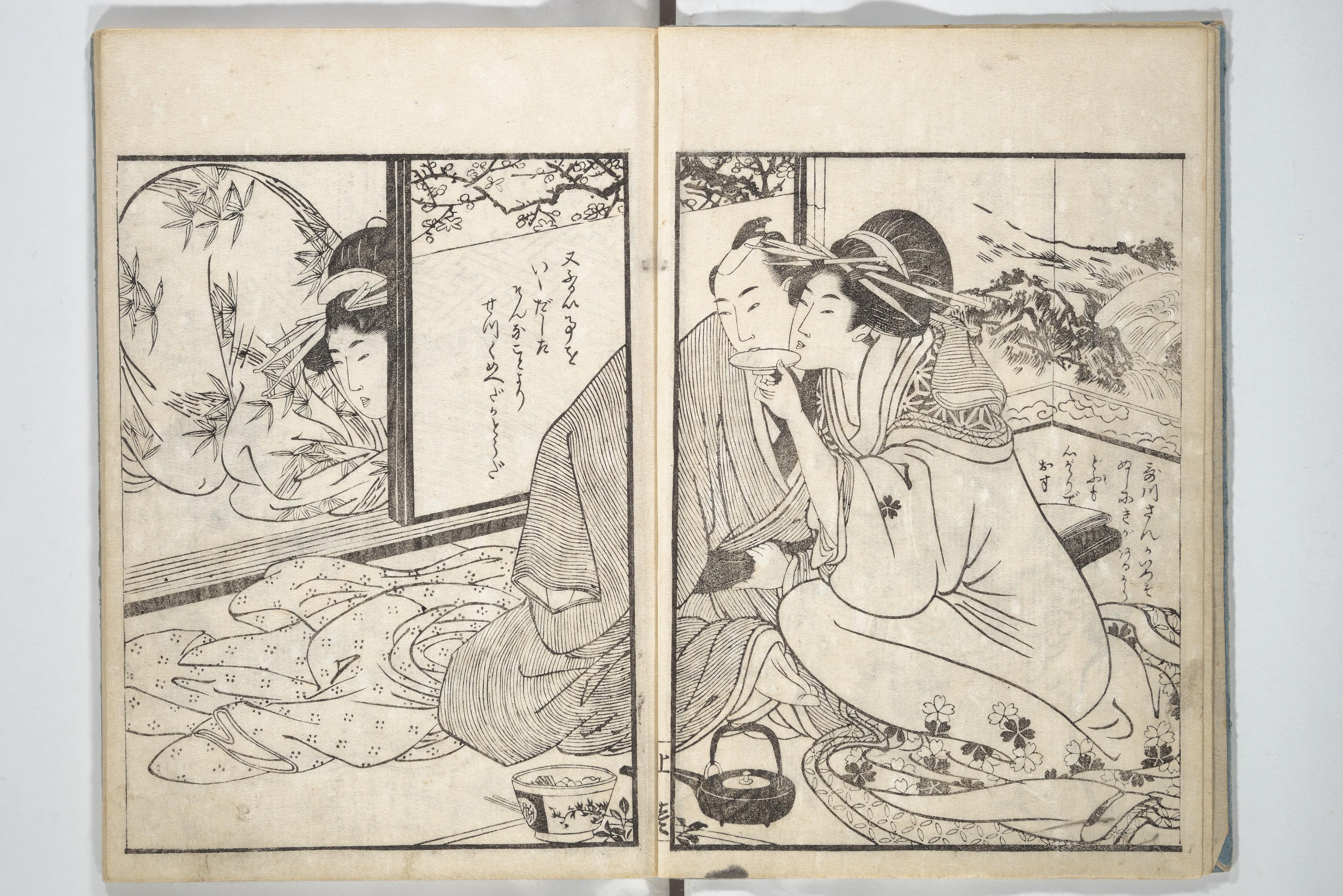 Kitagawa Utamaro 喜多川歌麿 | Picture Book of the Hitachi Obi