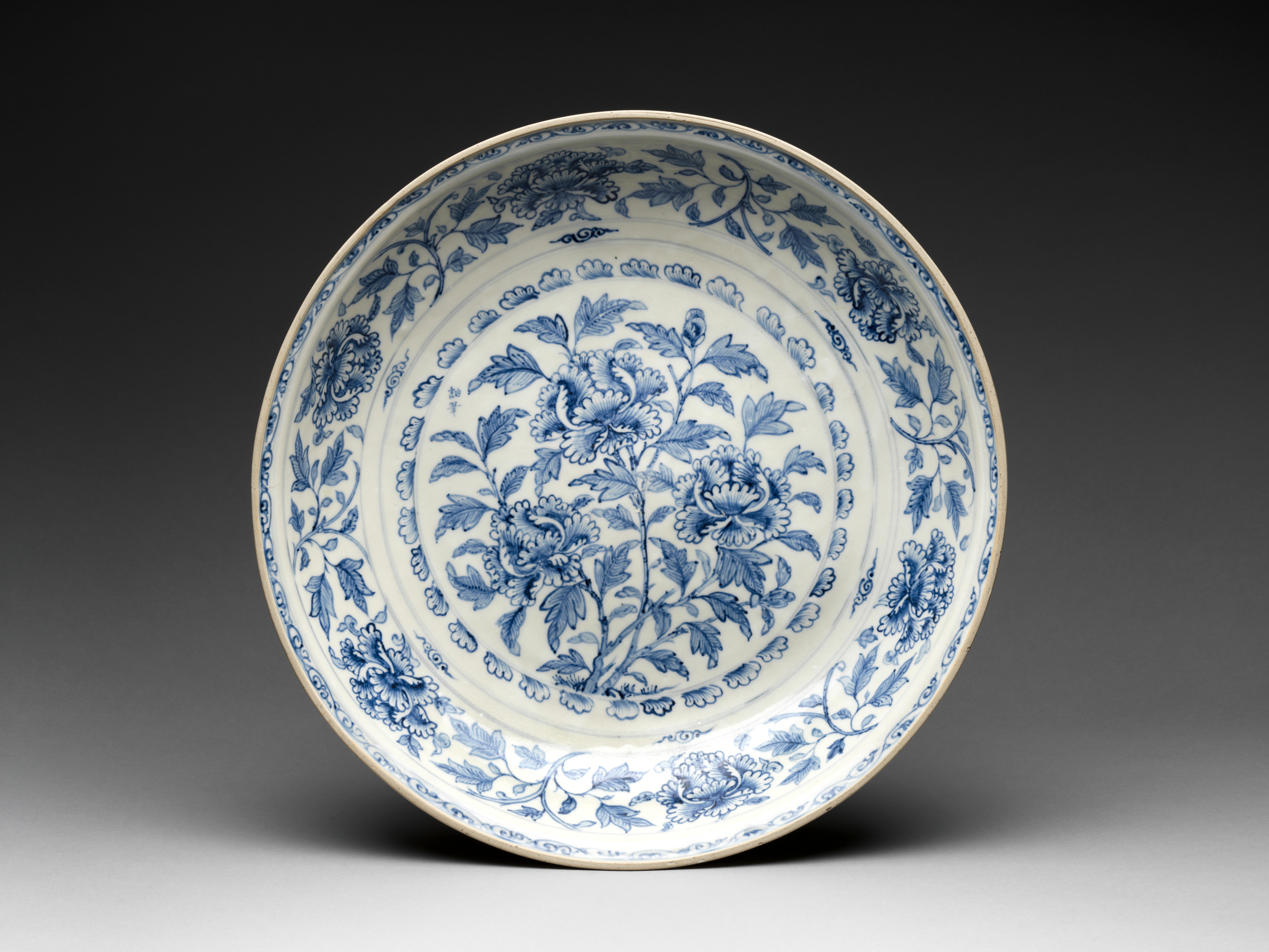 Plate with Peonies | Vietnam | The Metropolitan Museum of Art