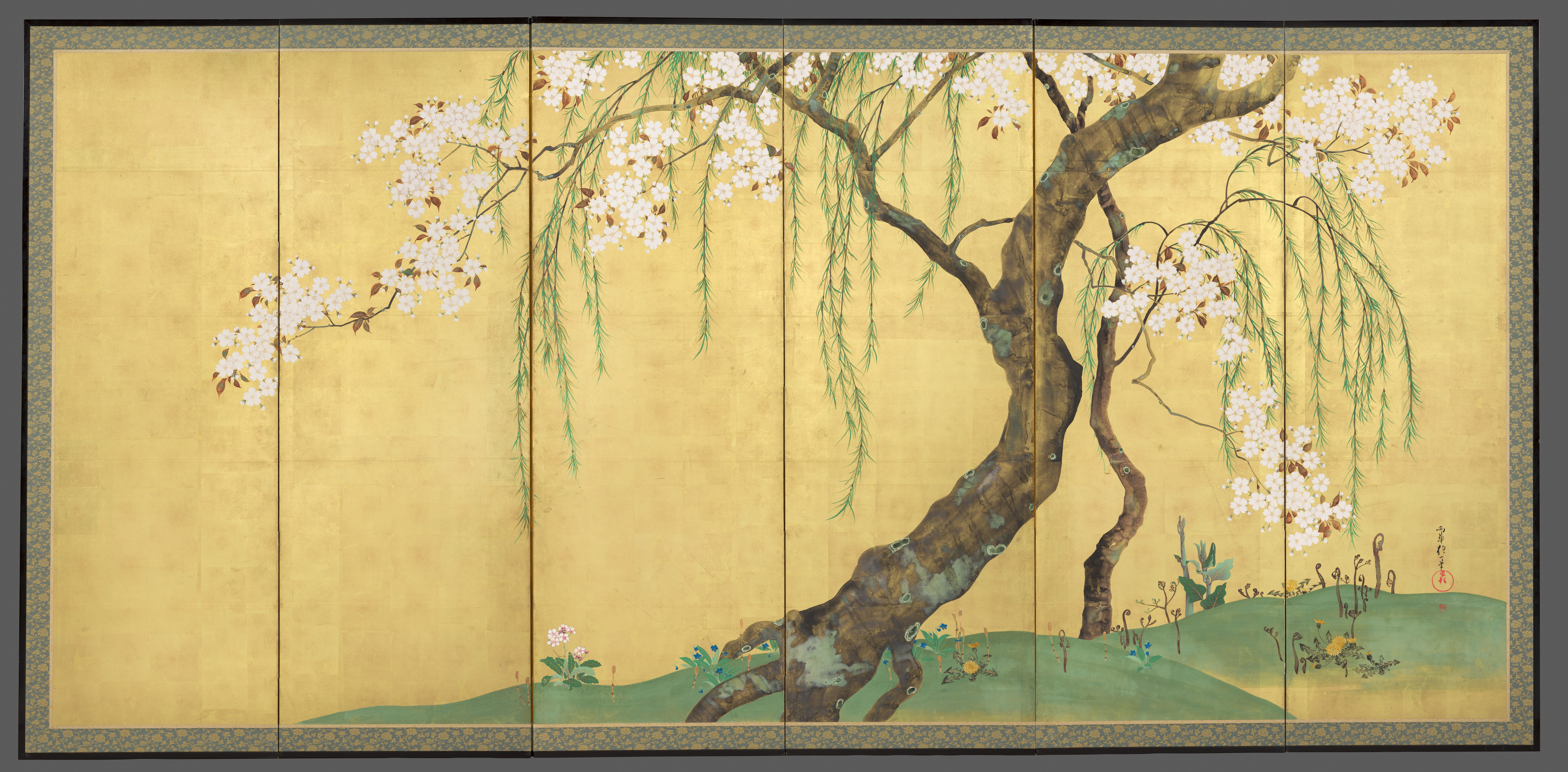 cherry blossom painting japanese