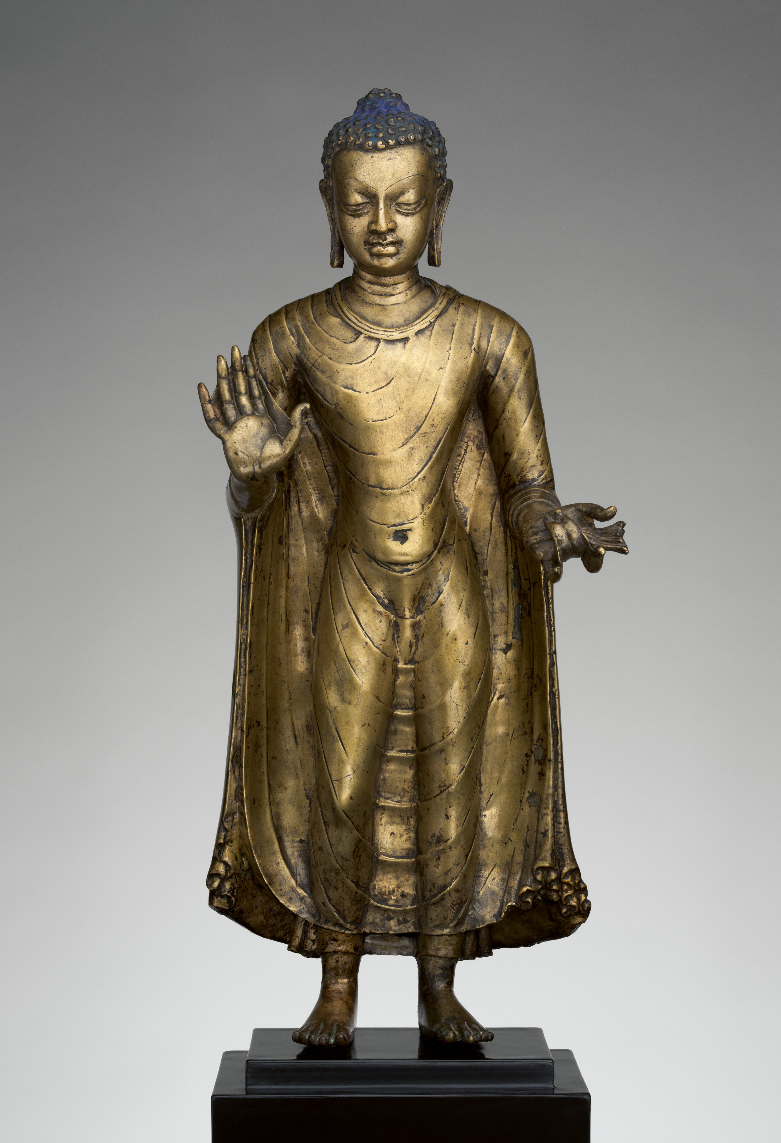 Buddha Offering Protection India probably Bihar Gupta Period 