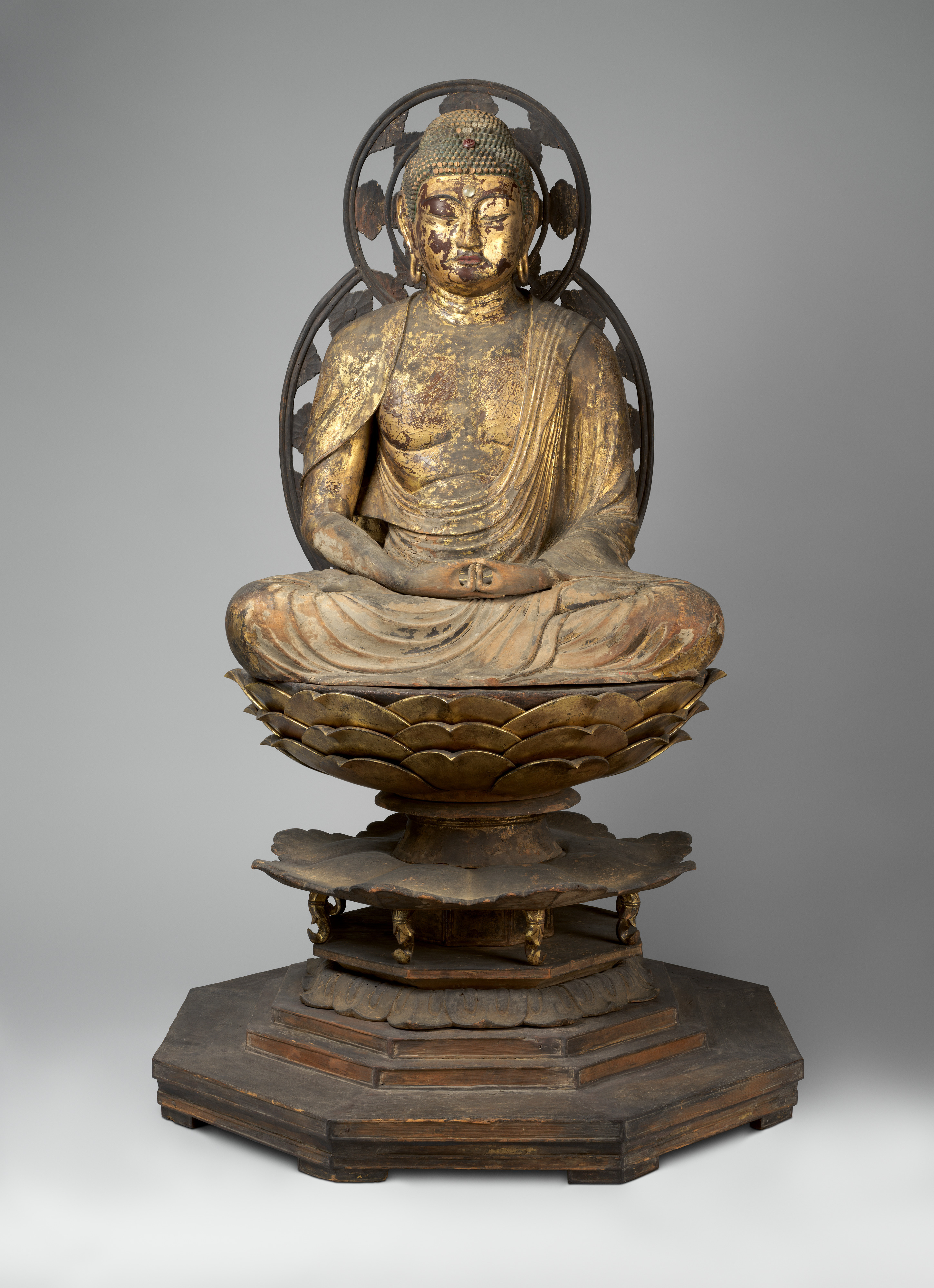 Amida nyorai Amitabha Tathagata Japanese Buddha statue Takaoka Japan 