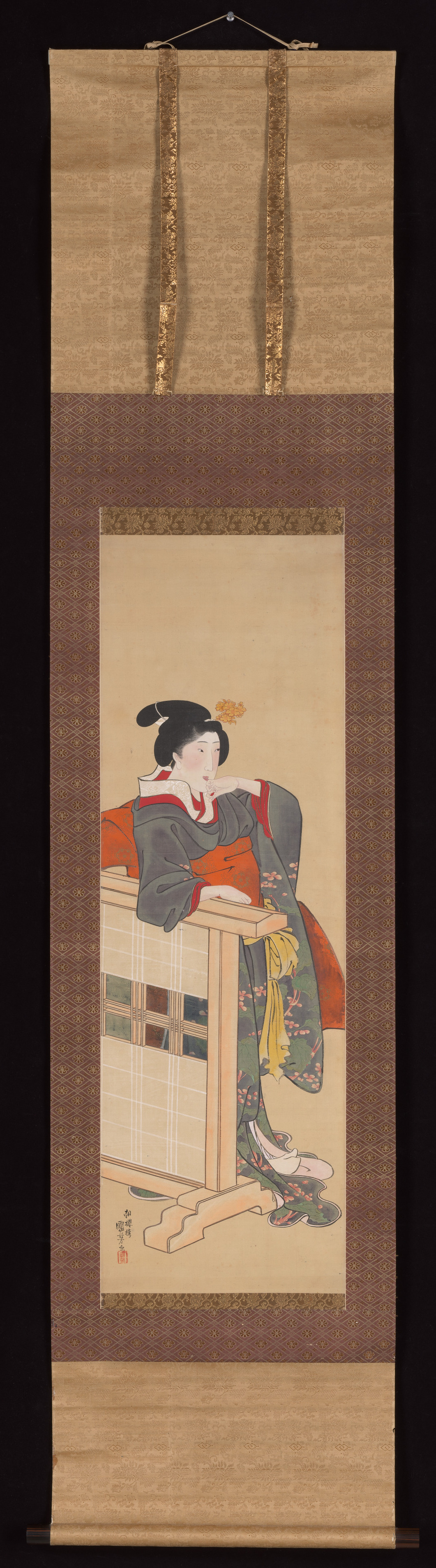 Utagawa Kuniyoshi 歌川國芳 | Lady-in-Waiting at Edo Castle | Japan | Edo ...