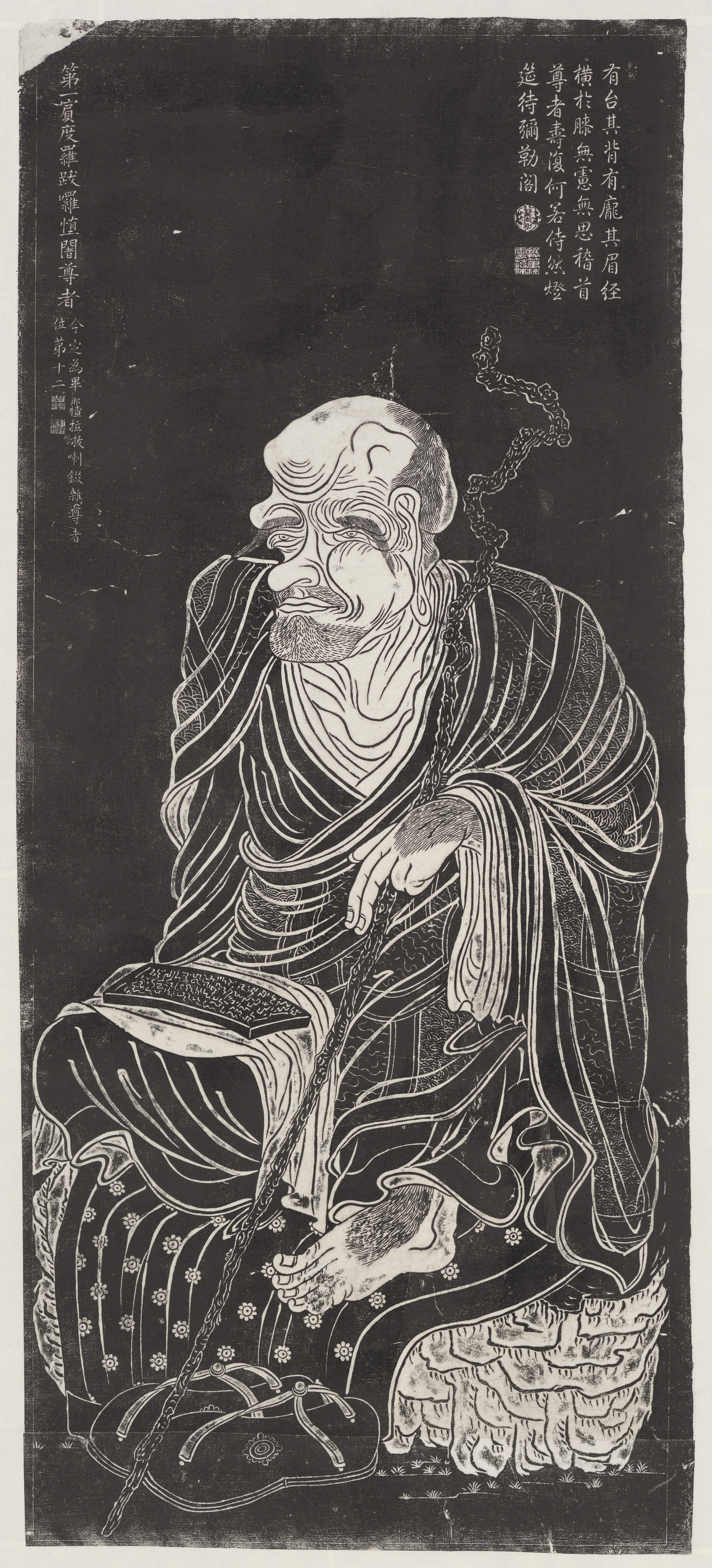 Unidentified | Luohan, after a set attributed to Guanxiu | China 