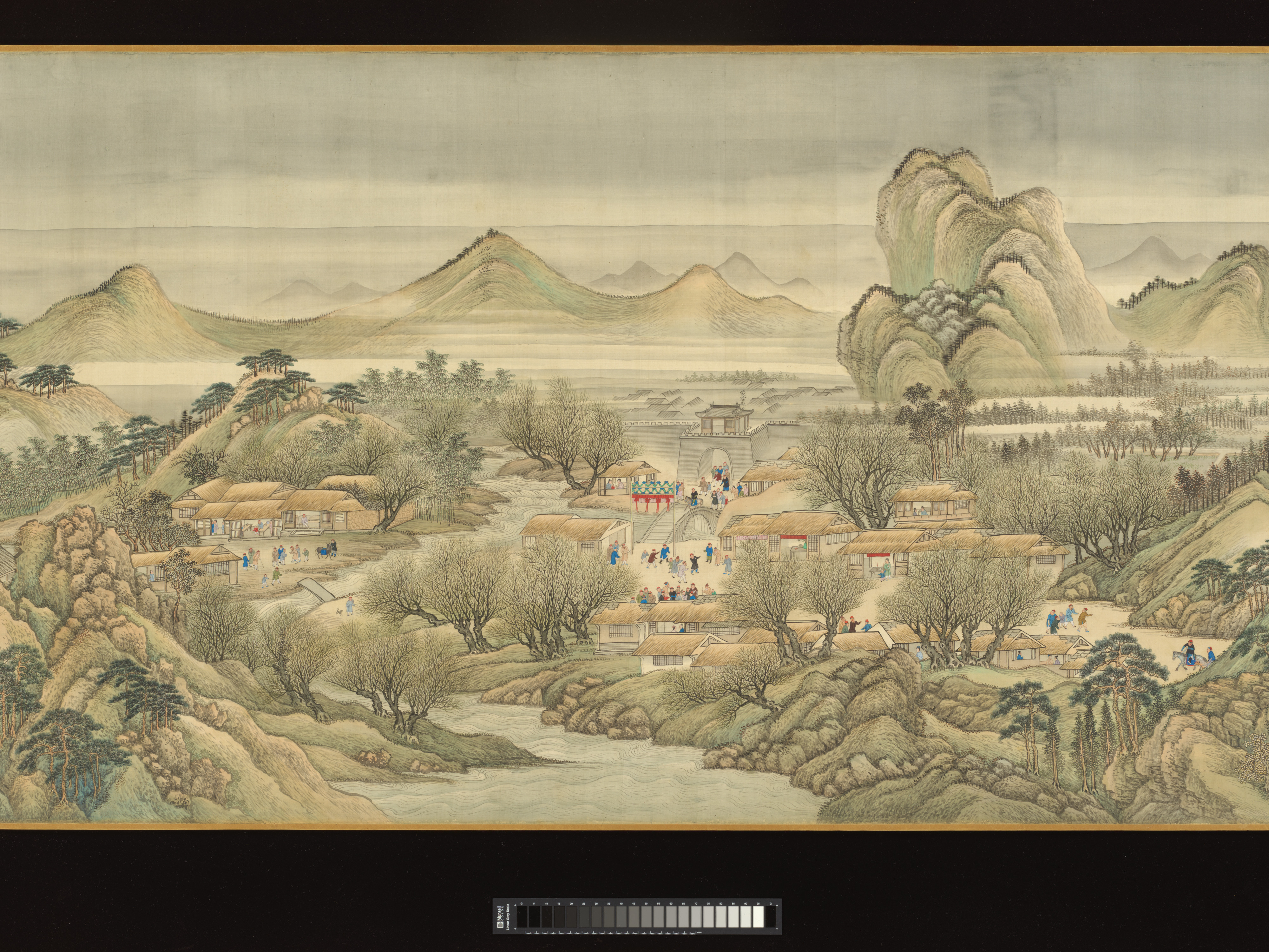 Wang Hui | The Kangxi Emperor's Southern Inspection Tour, Scroll 