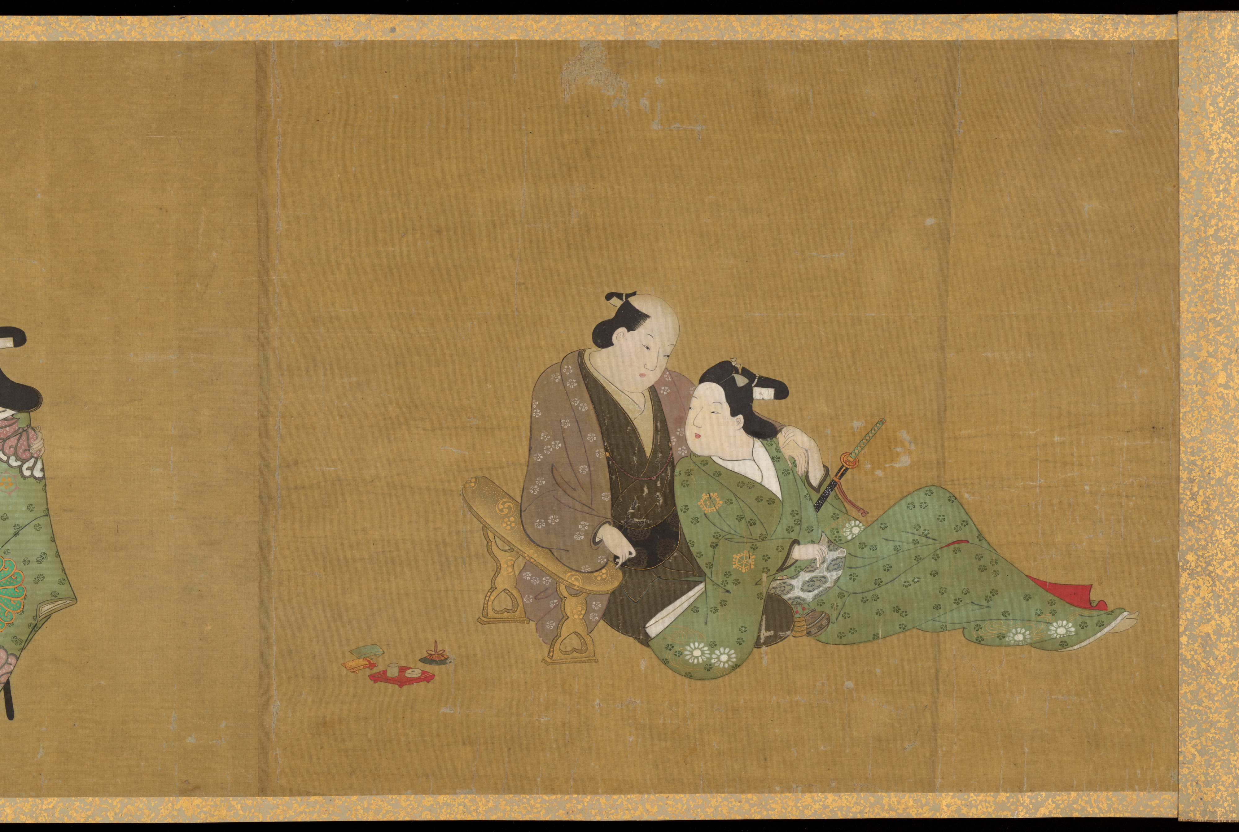 Miyagawa Chōshun 宮川長春 Handscroll of Ten Homoerotic (Nanshoku) Scenes Japan Edo period (1615–1868) The Metropolitan Museum of image