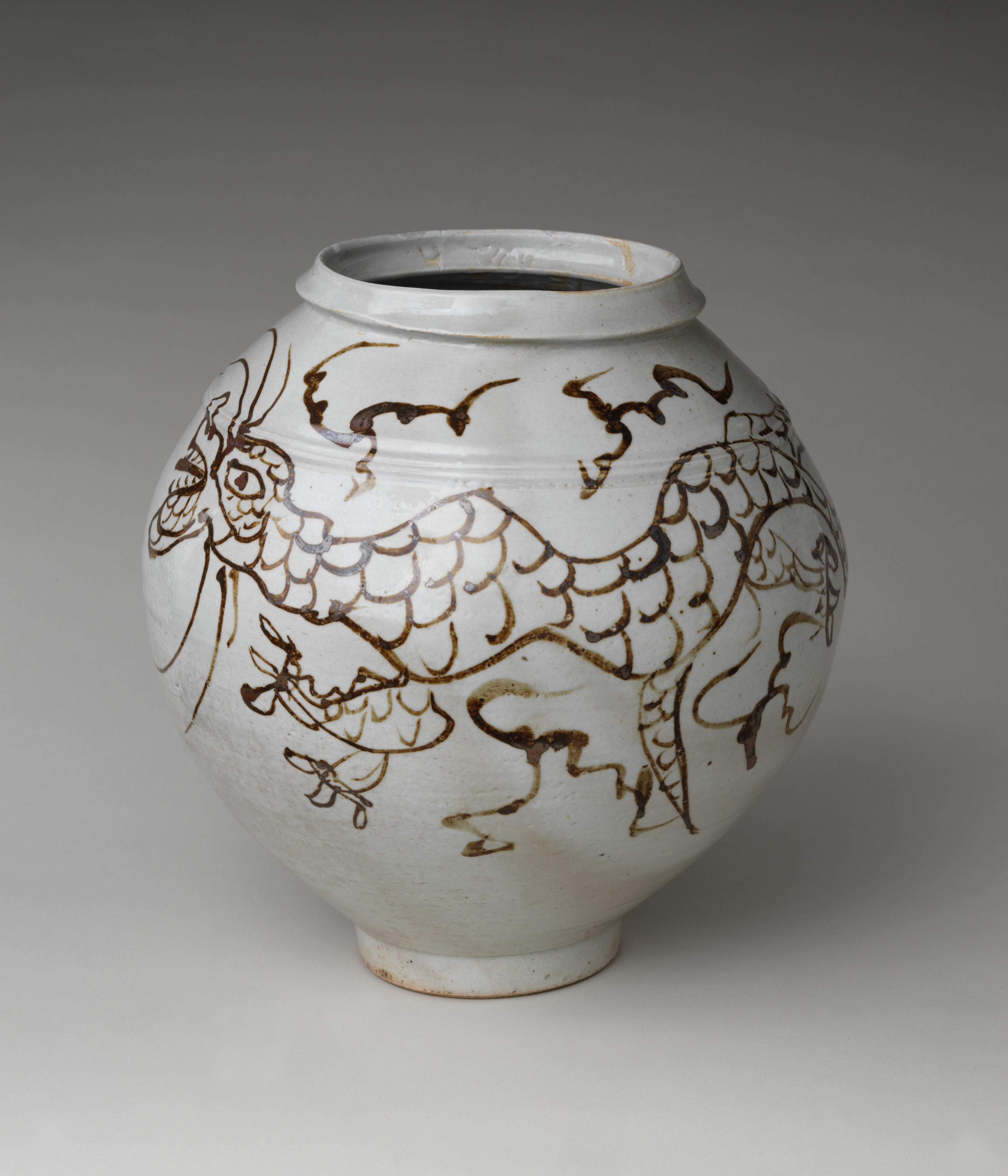 An underglaze-red 'birds' faceted jar, Joseon dynasty, 18th century, SUBLIME BEAUTY: Korean Ceramics from a Private Collection, 2022