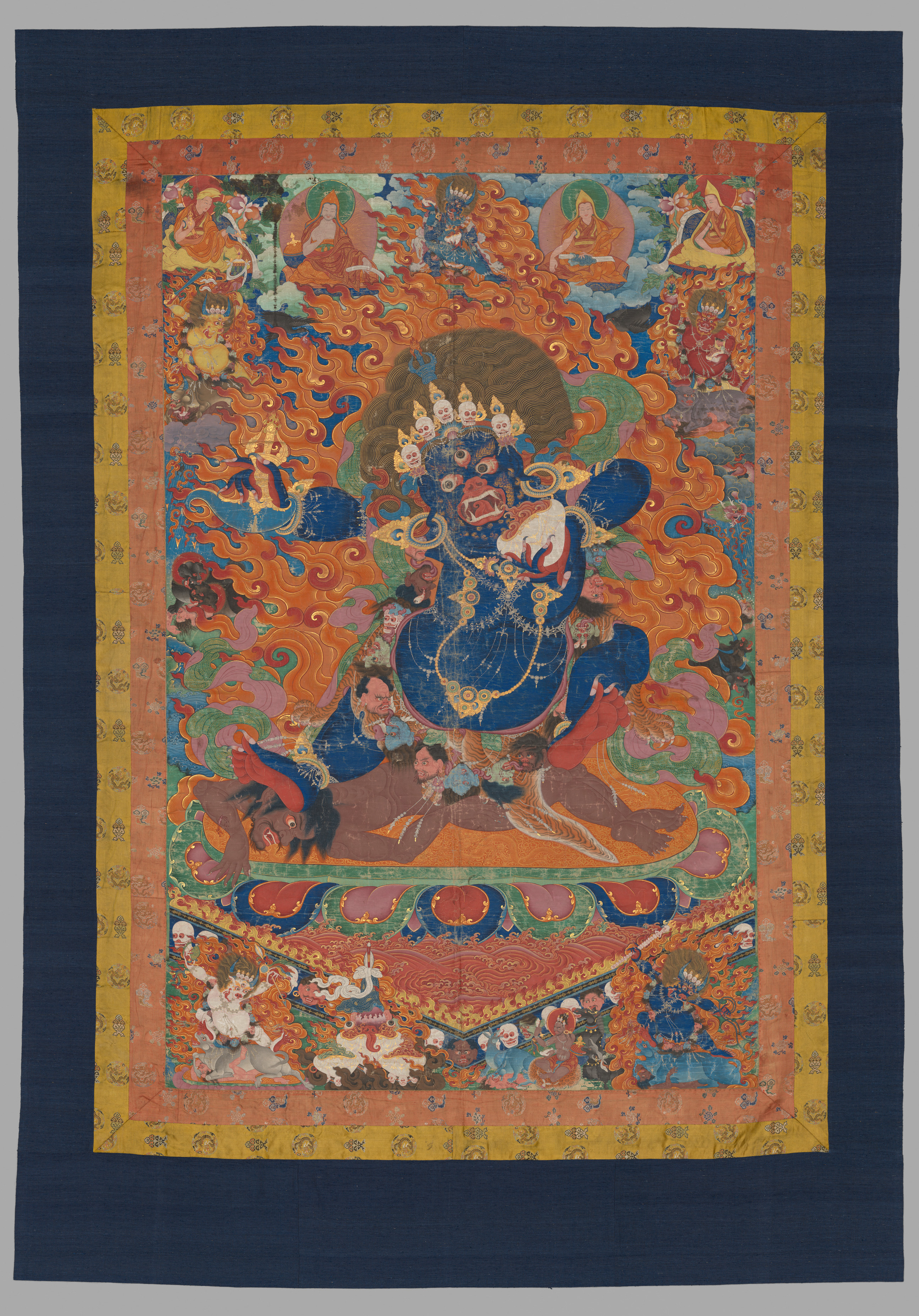 美術の時間に命をかけてつくった【たまGod】 Yamantaka, Destroyer of the God of Death - Tibet - The