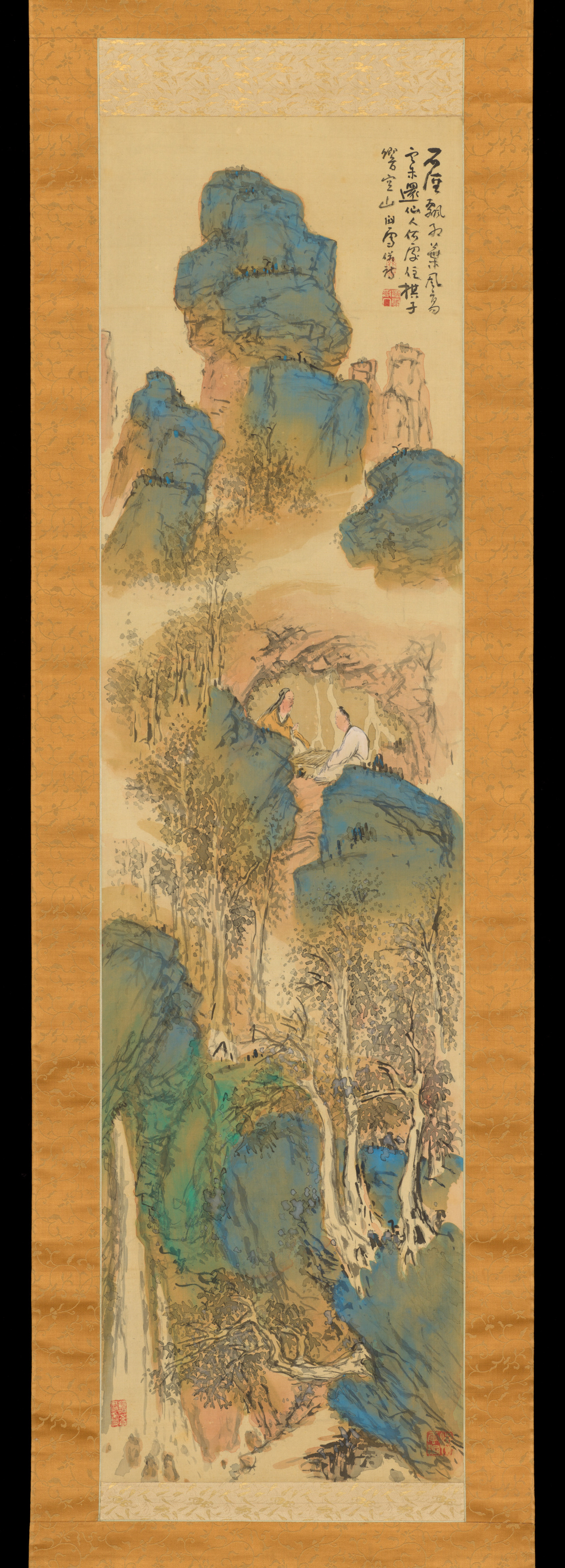 Immortals Playing Weiqi in the Mountains