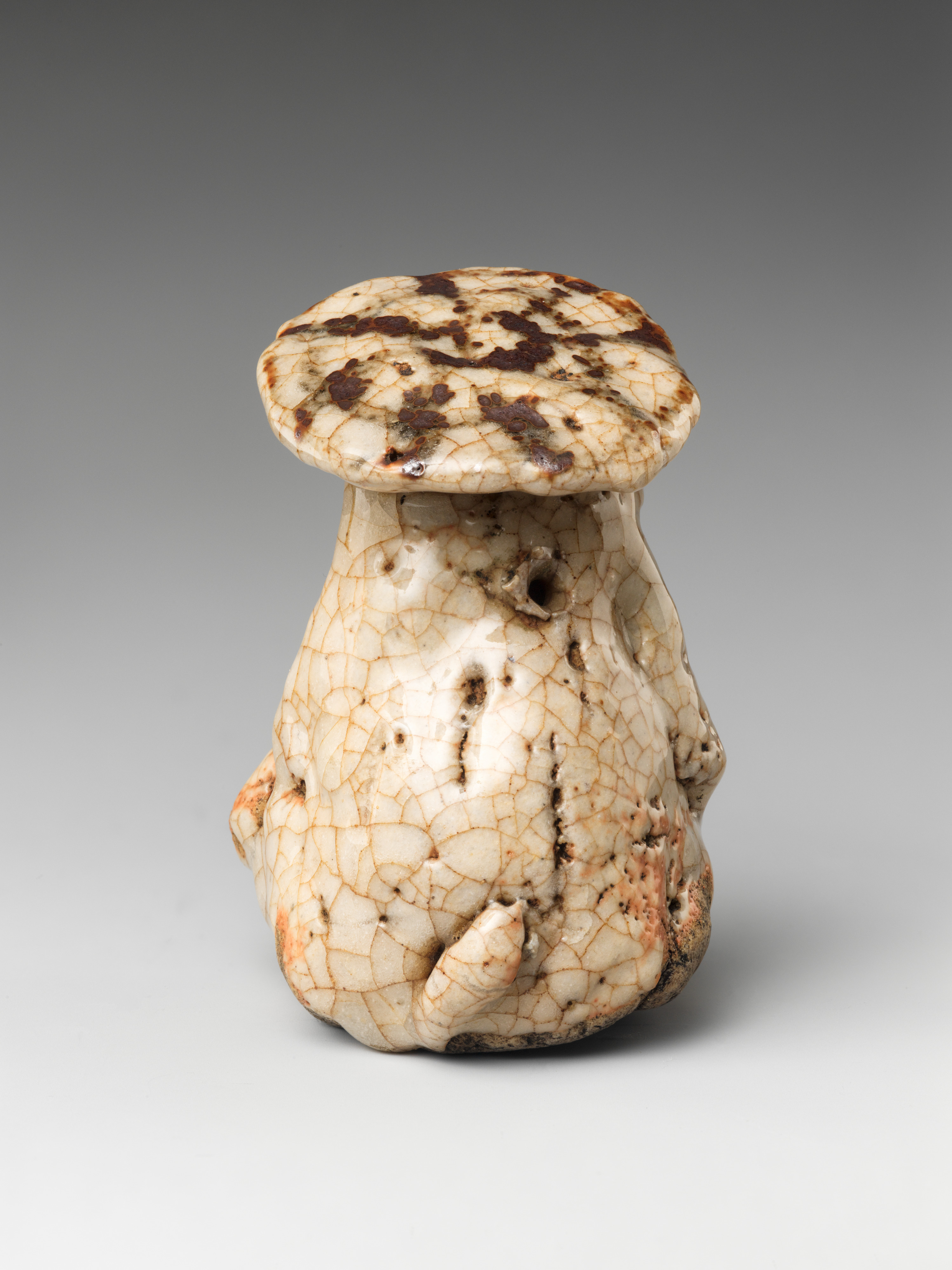 Water-Dropper (Suiteki) in Raccoon Dog Shape - Japan - Momoyama