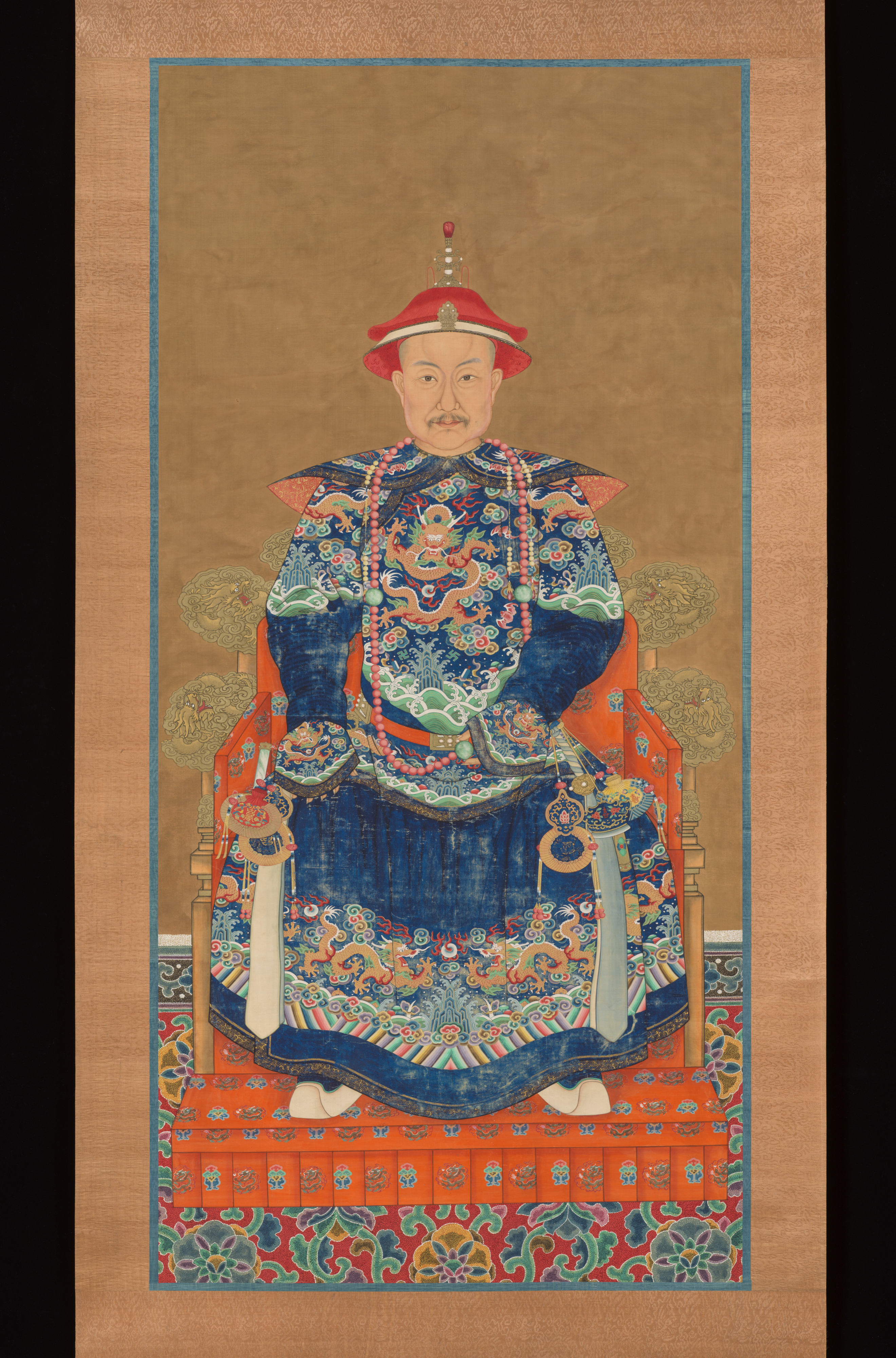 Portrait of Qianlong Emperor as a Mature Man