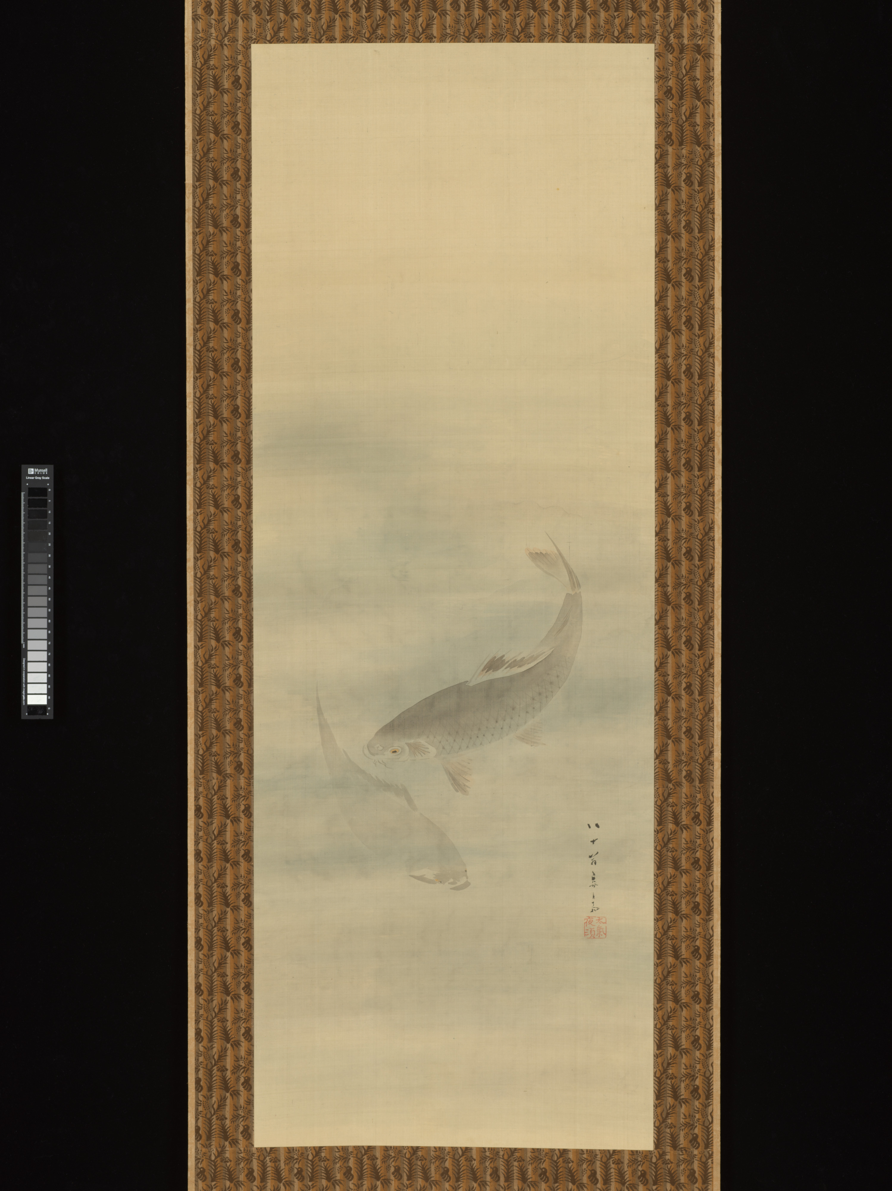 Two Carp by Kikuchi Yōsai