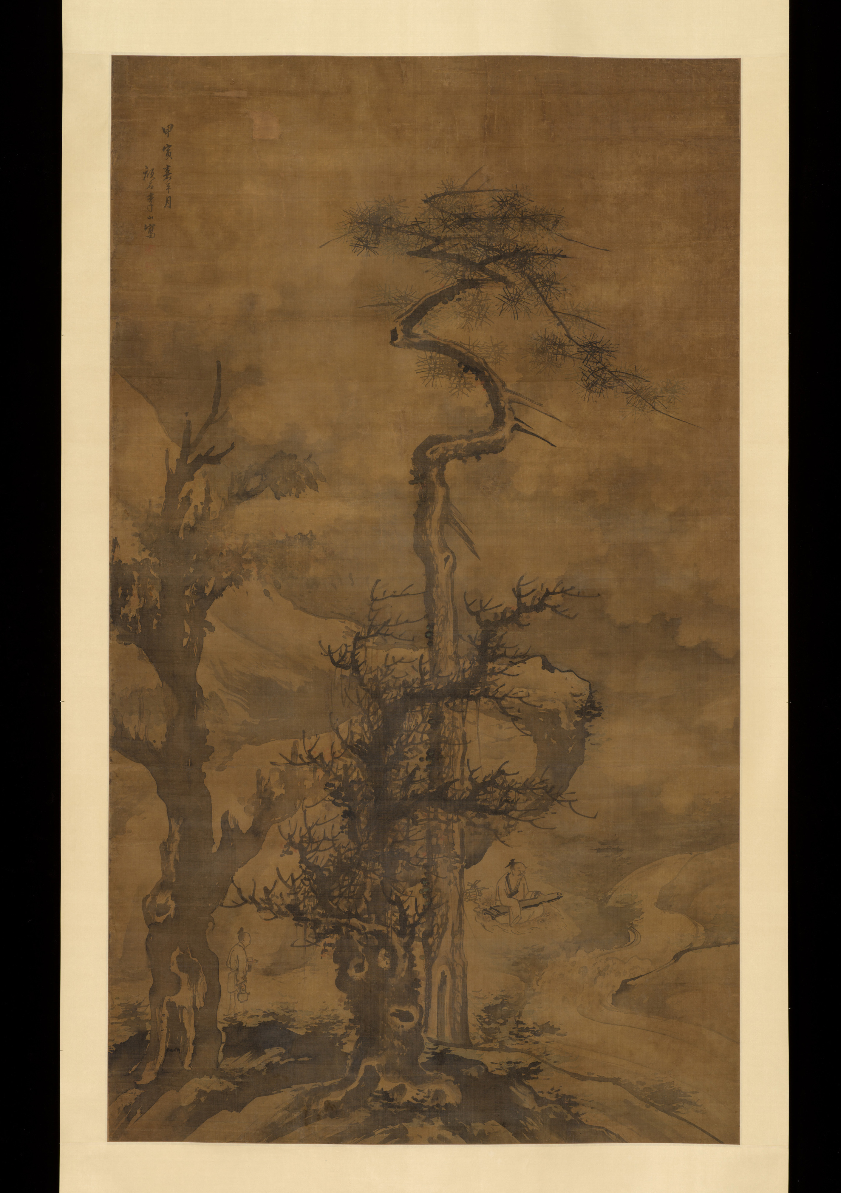 Scholar beneath an old tree