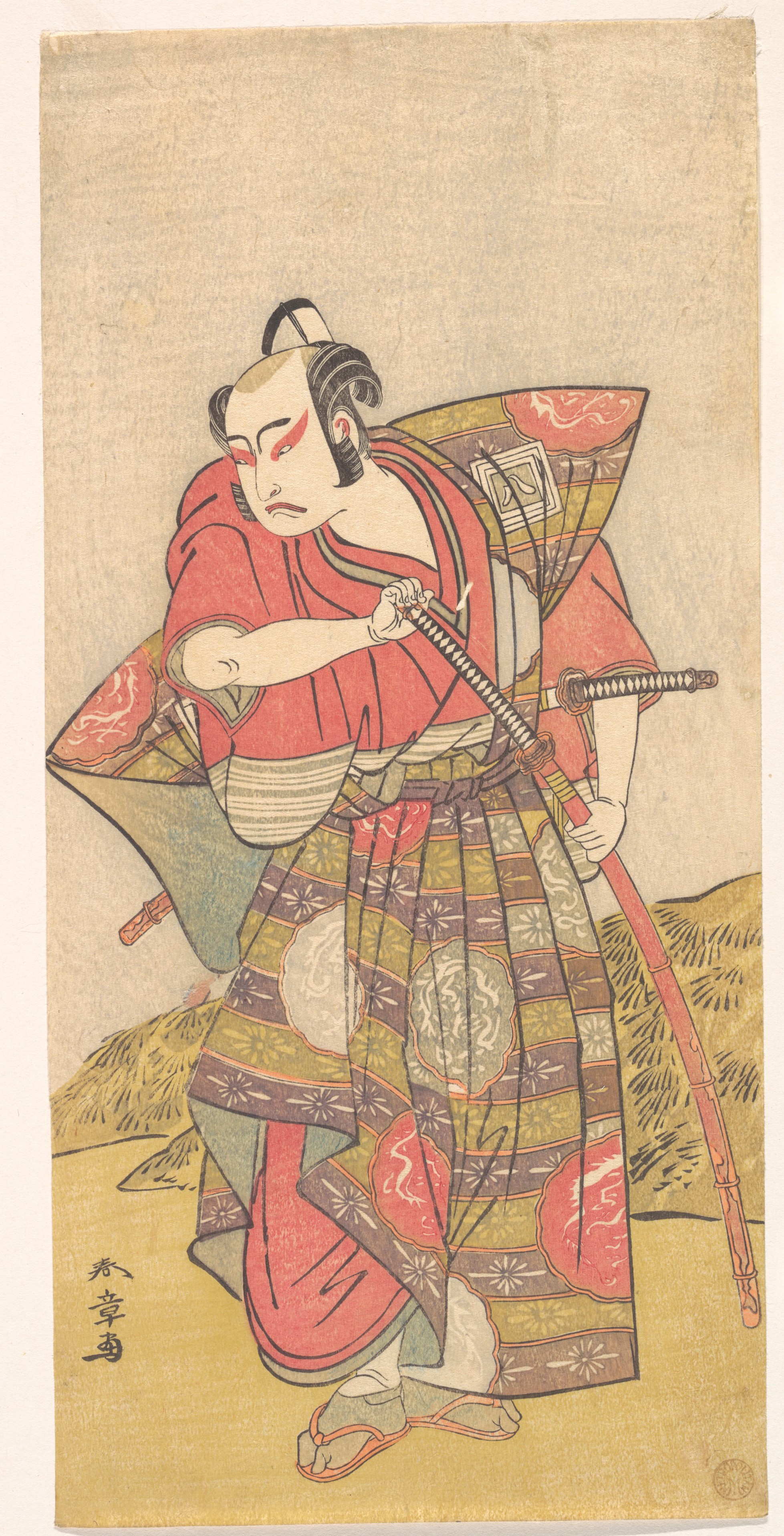 Katsukawa Shunshō 勝川春章 | The Second Ichikawa Yaozo as a 