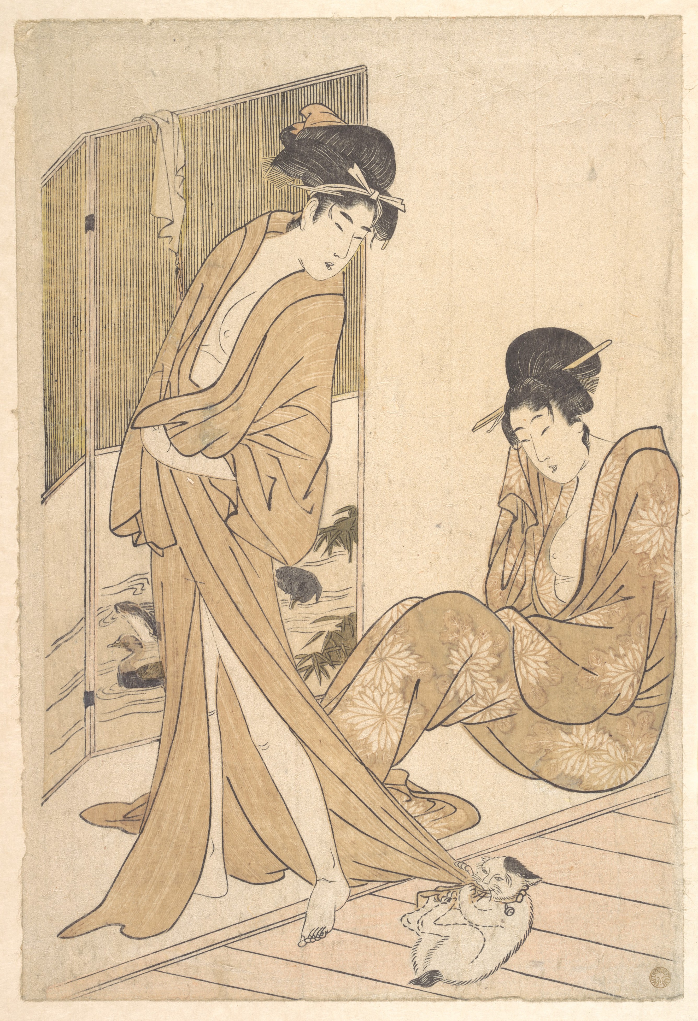 Kitagawa Utamaro Artworks collected in Metmuseum